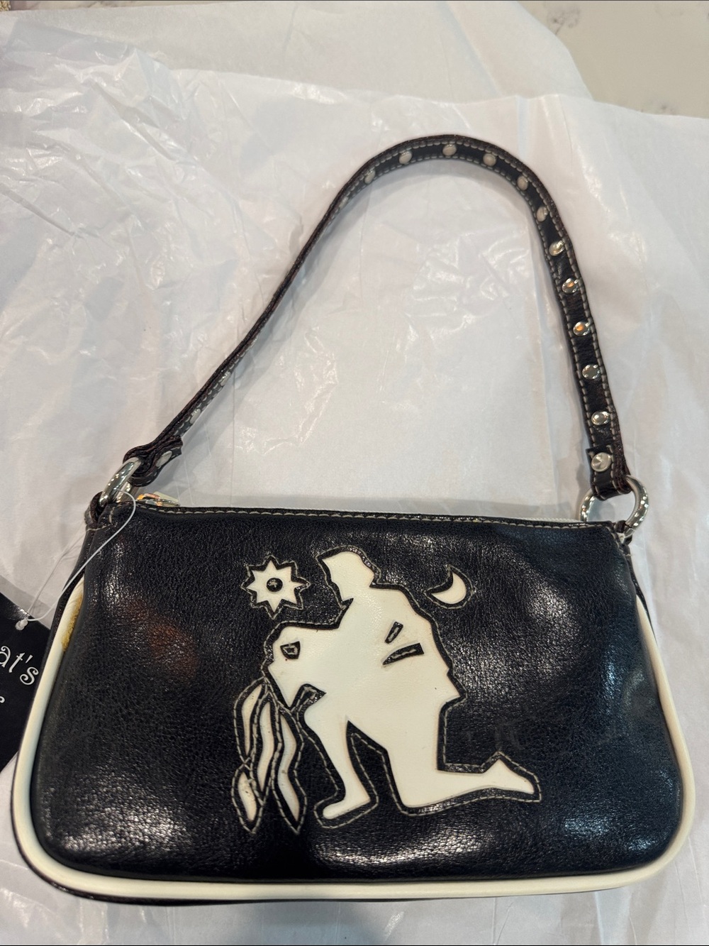 Fashion Express Aquarius Zodiac Y2K shoulder bag/What’s Your Sign?” Shoulder Bag - Picture 3 of 9